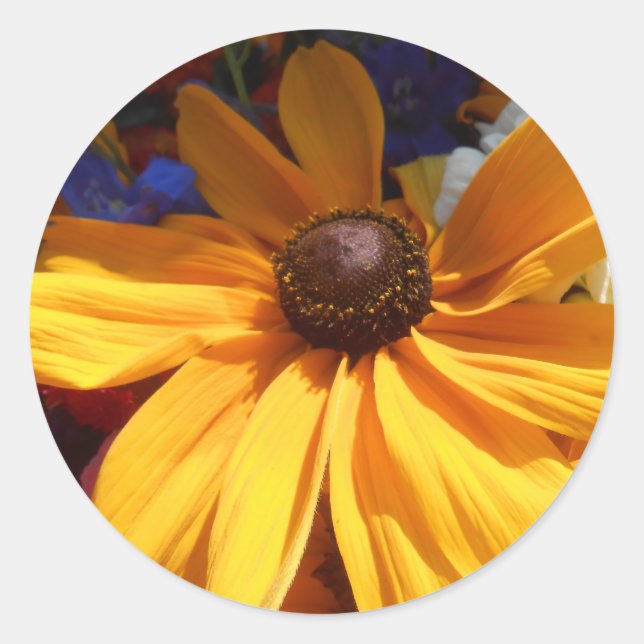 Halse Runder Aufkleber (Vorderseite)