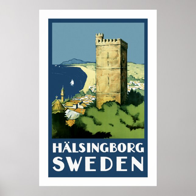 Halsingborg ~ Schweden Poster (Vorne)