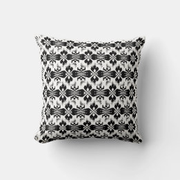 Hälsingemönster - Pillow - Schablon Ornament Black Kissen