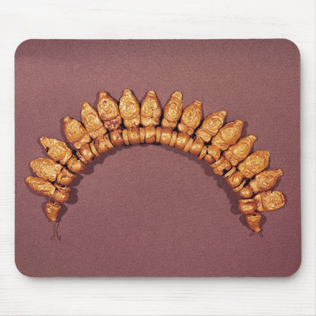 Halskette mit Masken von Maenads und von Silenus Mousepad (Vorne)