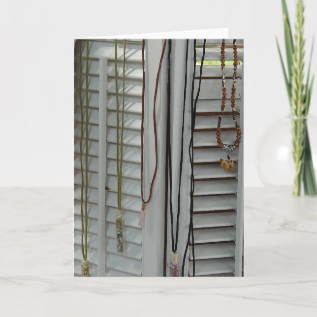 Halsketten Karte (Vorderseite)