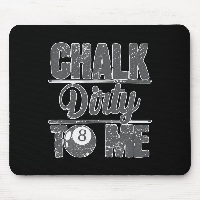 Halskraut für mich Billard 8 Mousepad (Vorne)