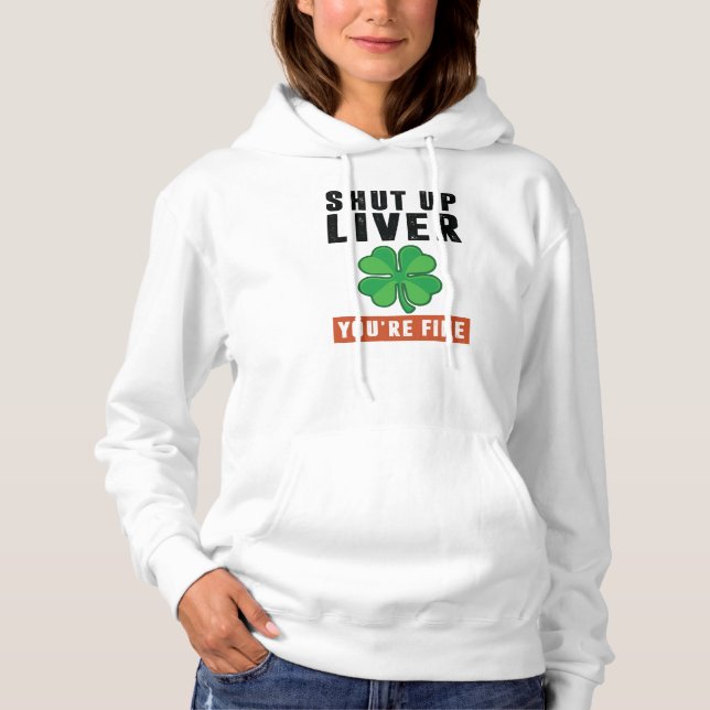 Halsleber Hoodie (Vorderseite)