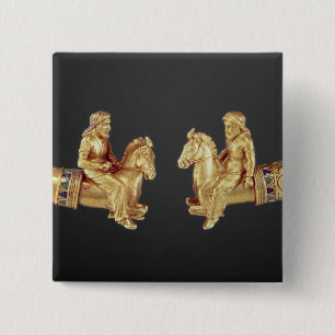 Halsring in Form von Scythian Reitern Button