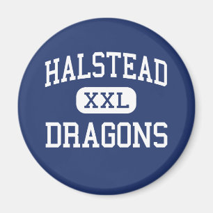 Halstead - Drachen - Highschool - Halstead Kansas Magnet