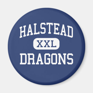 Halstead - Dragons - High School - Halstead Kansas Magnet
