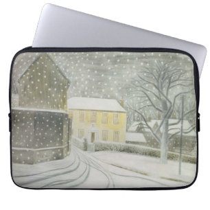 Halstead Road in Snow (von Eric Ravilious) Laptopschutzhülle