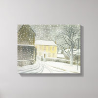 Halstead Road in Snow (von Eric Ravilious)
