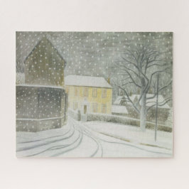 Halstead Road in Snow (von Eric Ravilious) Puzzle