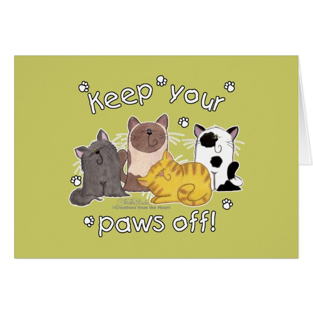 Halt ab! (Katzen) (Vorderseite (Horizontal))