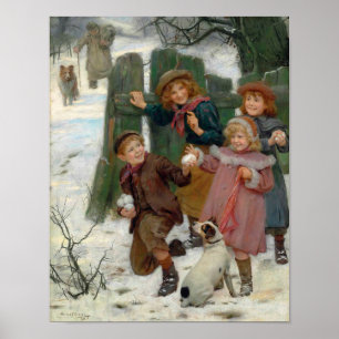 Halt auf, hier kommt er   Arthur John Elsley Poster