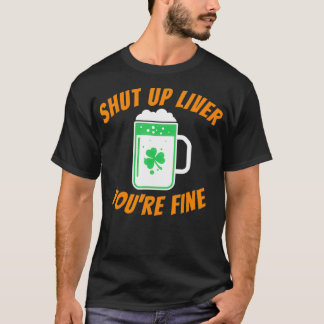 Halt den Hals! Du bist ein schöner Funny Irish St  T-Shirt