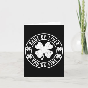 Halt den Mund! Du bist ein schöner St. Patricks Da Karte