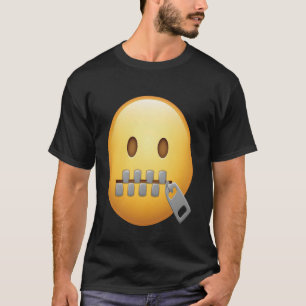 Halt Den Mund Gesicht u2013 Verspielter Cartoon St T-Shirt