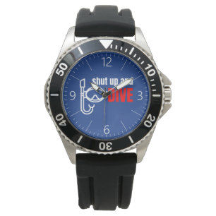 Halt den Mund und tauche Armbanduhr