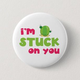 Halt dich fest button