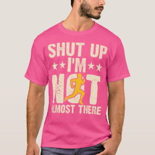 Halt Die Klappe, ICH Bin Fast Da Lustiger Läufer L T-Shirt