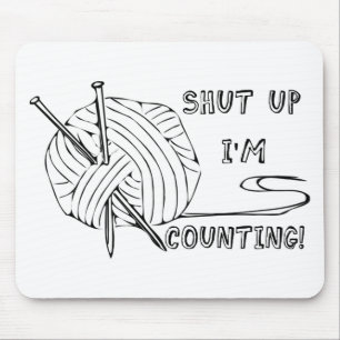 Halt die Klappe, ich zähle Mousepad
