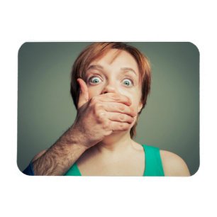 Halt die Klappe! Schöne Kunst Magnet