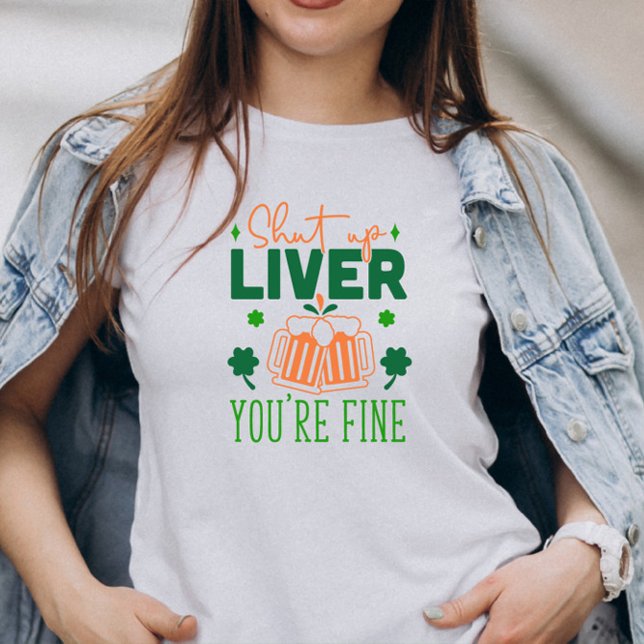 Halt die Leber, du bist ein schönes Funny St. Patr T-Shirt (Von Creator hochgeladen)