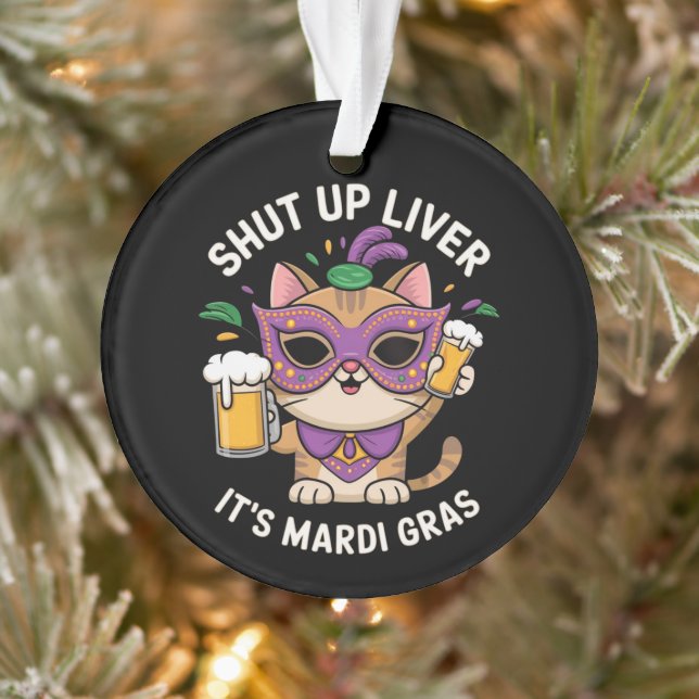 Halt die Leber, es sind Mardi Gras Celebrations Ornament (Baum)