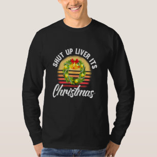 Halt die Leber trinken Retro Sonnenuntergang Vinta T-Shirt