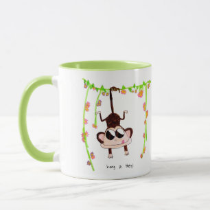 Halt Durch Affe – Süße Motivations-Tasse Tasse