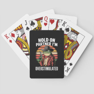 Halt Durch Partner Ich Bin Überstimuliert Cowboy F Spielkarten
