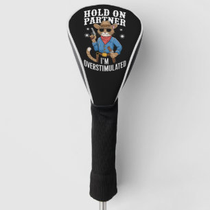 Halt Durch Partner Ich Bin Überstimuliert Retro We Golf Headcover