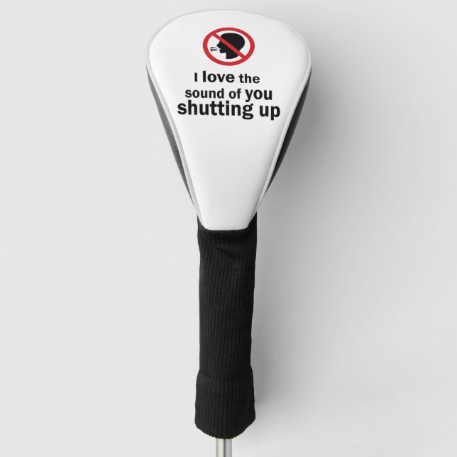Halt! Golf Headcover (Vorderseite)