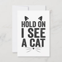 Halt, ich sehe ein Cat Funny Cat Pet Animal Gift