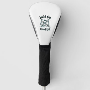 Halt, ich sehe eine Katze Vintage Katze Mama Kitte Golf Headcover