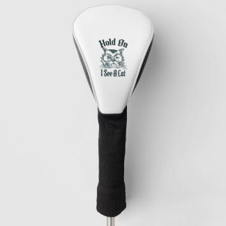 Halt, ich sehe eine Katze Vintage Katze Mama Kitte Golf Headcover