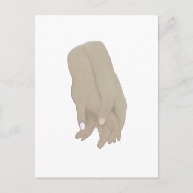 Halt meine Hand! Postkarte (Vorderseite)