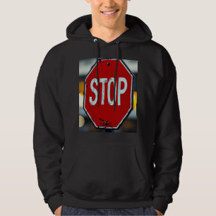 Halt Schild Hoodie