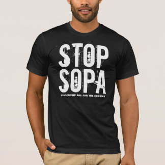 Halt SOPA - Zensur ist für die Commies T-Shirt
