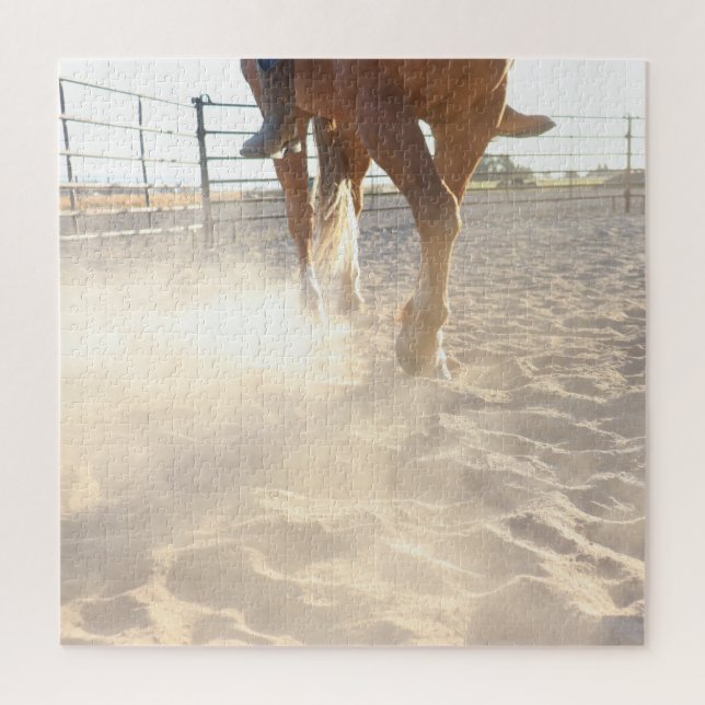 Halte Dein Pferd Puzzle (Vertikal)