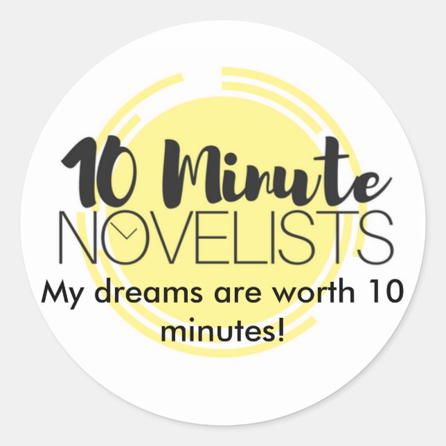 Halte dich für deine Träume! Runder Aufkleber (Vorderseite)