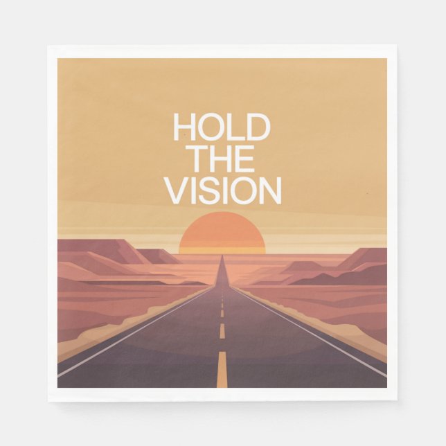 Halte die Vision Serviette (Vorderseite)