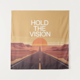 Halte die Vision Wandteppich