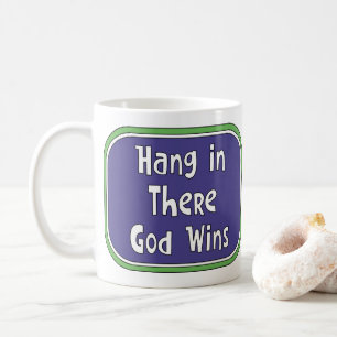 Halte durch - Gott siegt Kaffeetasse