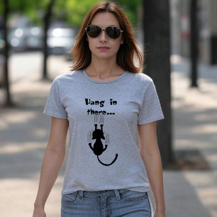 Halte Durch Katze T-Shirt