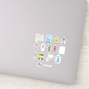 Halte es 2 deine Bücher! Aufkleber