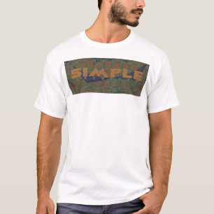 Halte es einfach: Das Royal Clarity Musterdesign T-Shirt