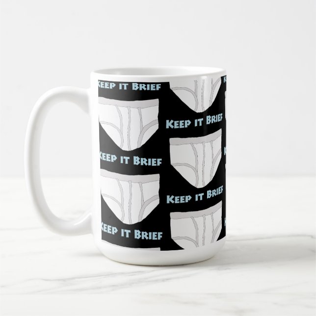 Halte es kurz kaffeetasse (Links)