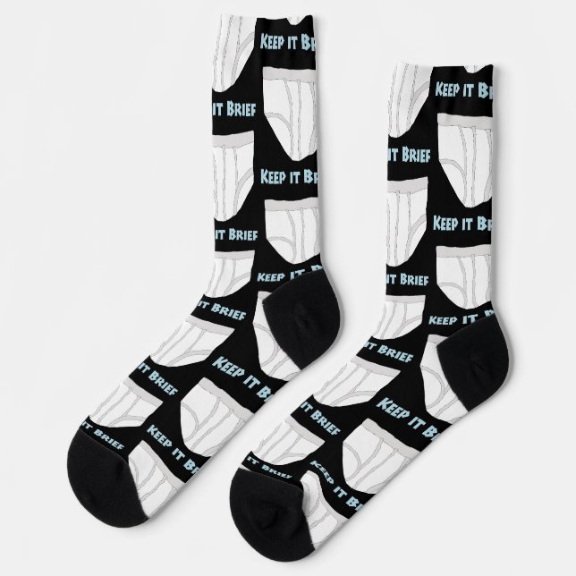 Halte es kurz socken (Linkes Detail)