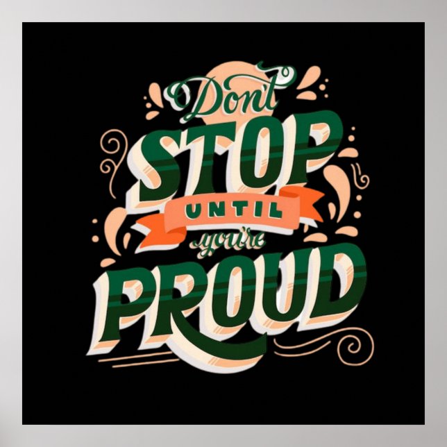 Halte nicht auf poster (Vorne)