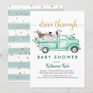 Haltegurt durch Babydusche Einladung