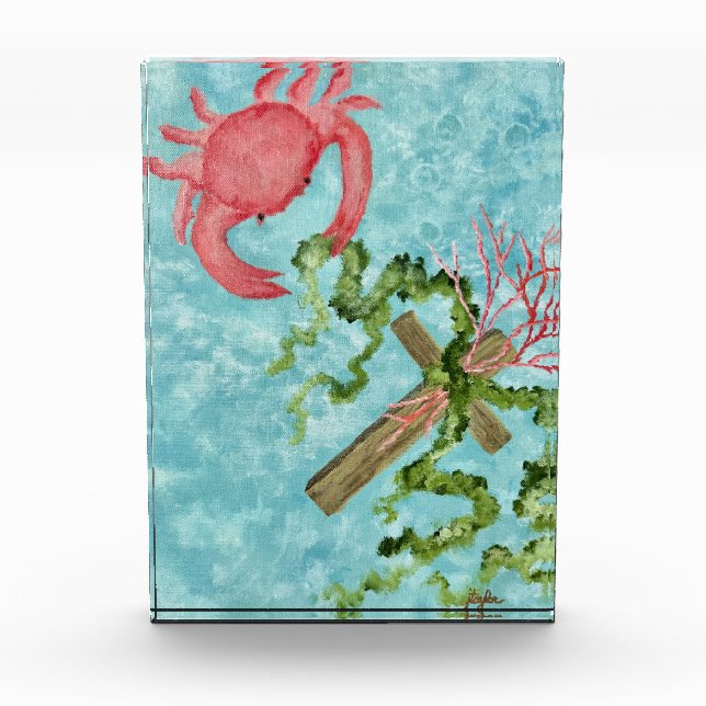 Halten am Kreuz Fotoblock (Vorderseite)