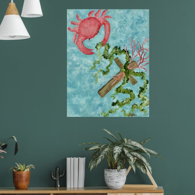 Halten am Kreuz Poster (Wohnzimmer 1)